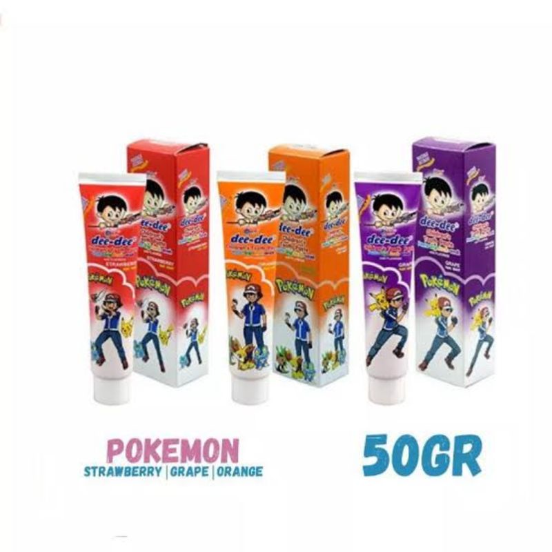 DEEDEE 50GR PASTA GIGI ANAK ODOL ANAK SIKAT GIGI ANAK DEDE DEE DEE