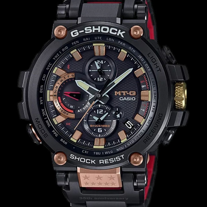 ini TG TG TG CASIO G-SHOCK MTG-B1000TF-1DR TG pelindung anti gores antigores layar kaca film jam tan