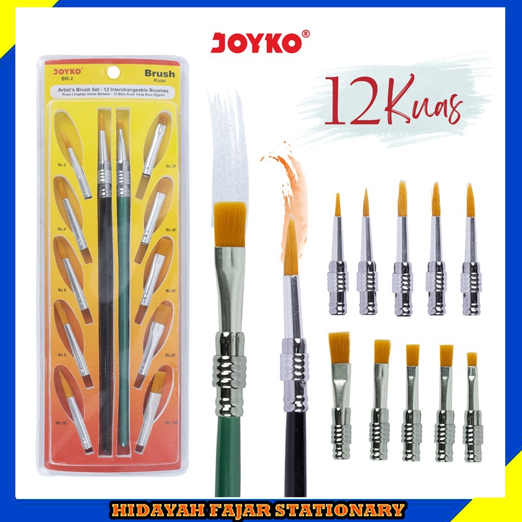 

Kuas lukis set BR-2 - Kuas Lukis - kuas