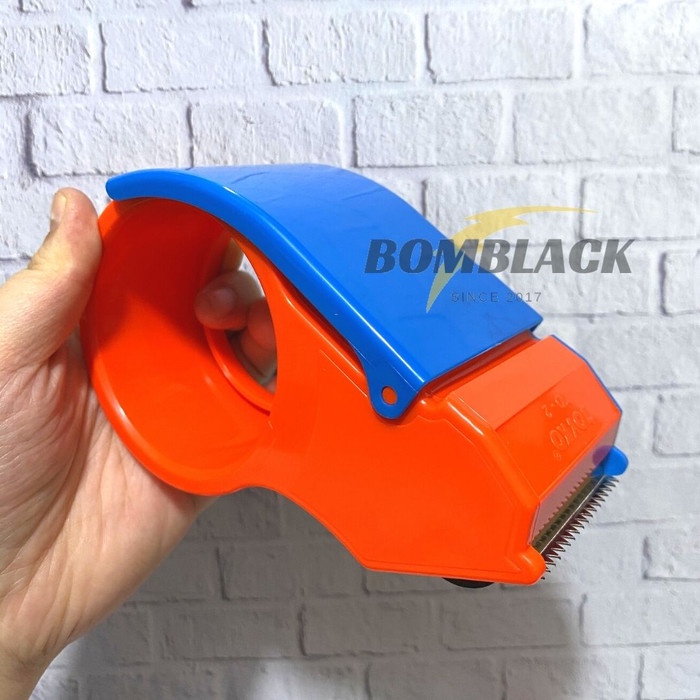 JOYKO Tape Dispenser Pemotong Lakban Tape Cutter 2 inch TD-2 MURAH - Biru