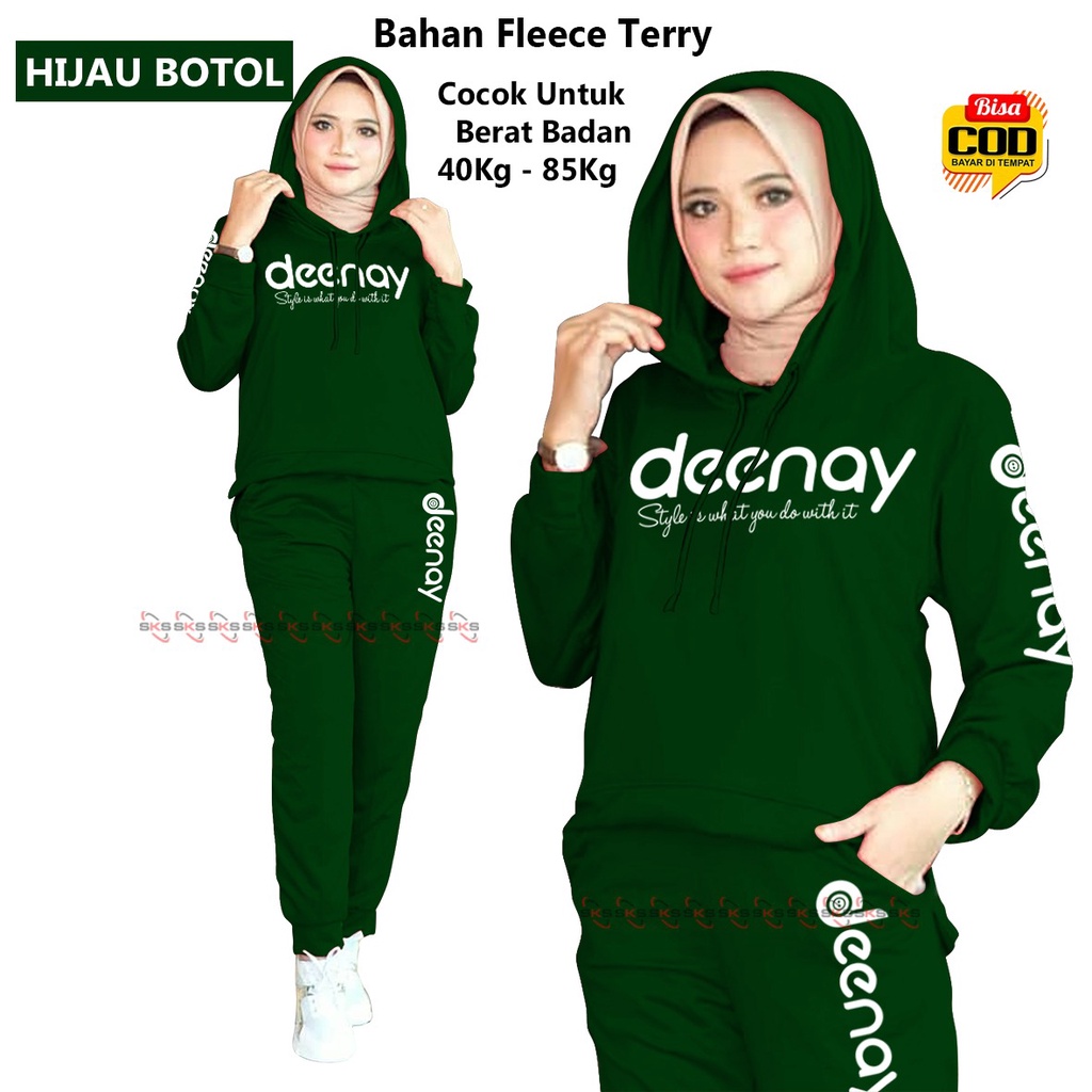 Setelan Olahraga Wanita Hoodie, BISA COD &amp; Gratis Ongkir SR 00021 B Setelan Training Senam, Setelan Training DEENAY, Trening Wanita Joging Training Suit Sportswear Suit paling laris Kostum Senam Joging Baju Olahraga Sepeda Paling Trend Terkini