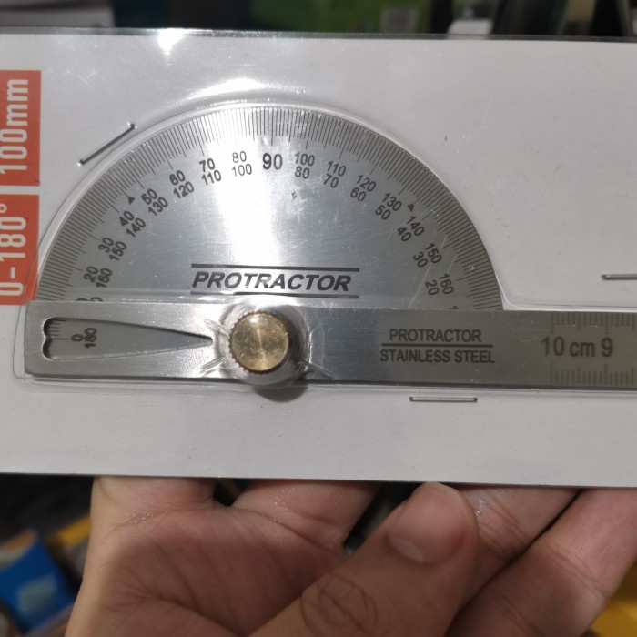 

Penggaris Busur Derajat Protactor Combi Penggaris Tukang Multifungsi