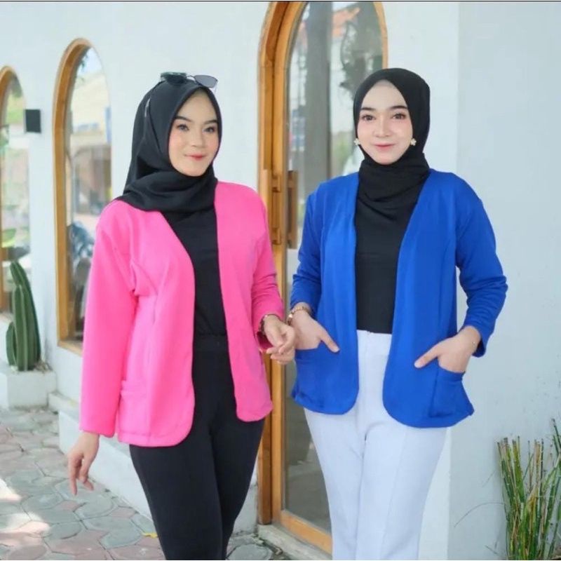 BLAZER SCUBA PREMIUM - BLAZER POLOS SCUBA - NABILA BLAZER SCUBA IMPORT