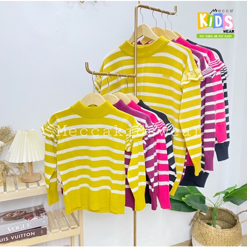 SWEETER KNIT BLASTER RUFFLE COUPLE MOM&amp;KIDS