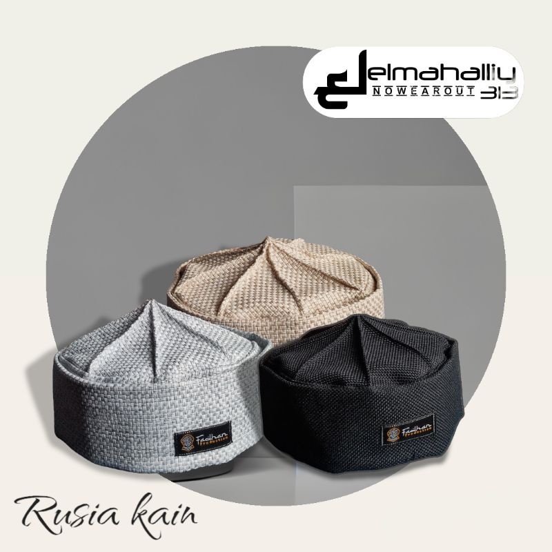 rusia kain peci lipat peci simpel peci kopiah peci sengkang