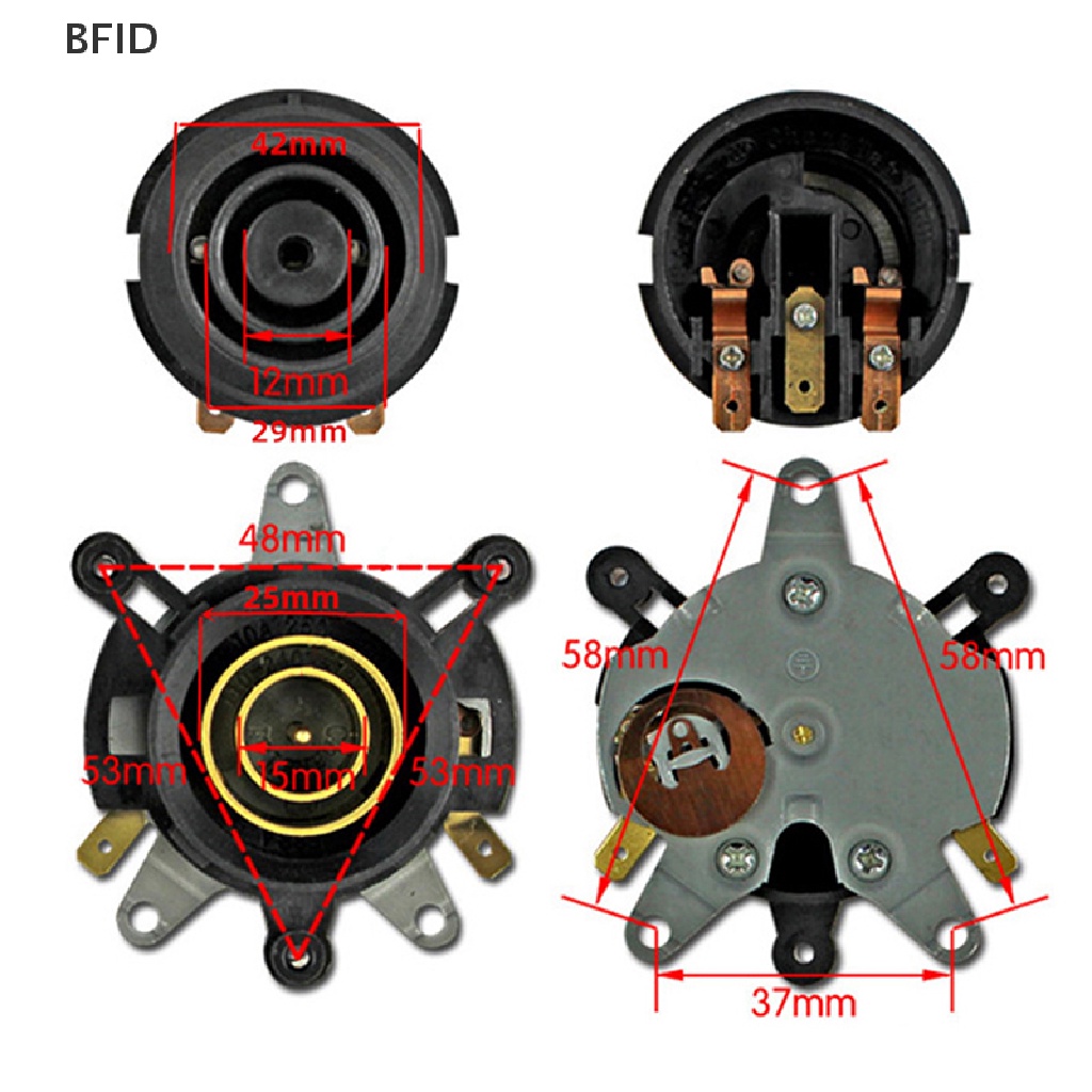 [BFID] 1set Ketel Listrik Aksesori Coupler Kualitas Tinggi Ketel Listrik Aksesoris Kontrol Suhu Connecg Soket Dari Dasar Atas Dan Bawah Dari Ketel Listrik [ID]