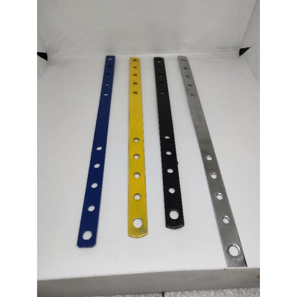 Plat Besi Bolong Bracket Serbaguna / BREKET BRAKET BOLONG PLAT SERBA GUNA ukuran 30cm/ plat bolong serba guna. bisa untuk gantungan knalpot dan tahanan rem untuk semua motor yamaha. honda dan suzuki