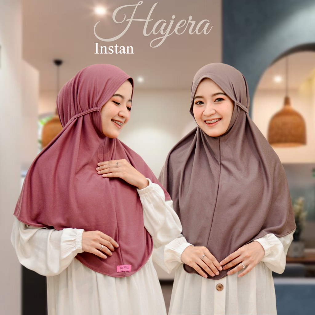Bergo Tali Hajera Instan Kaos TC Premium