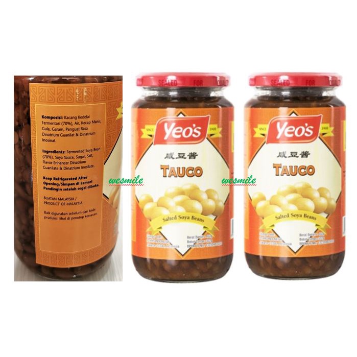 Yeo's Tauco Yeos Tauco 450g Salted Soya Bean Taucho
