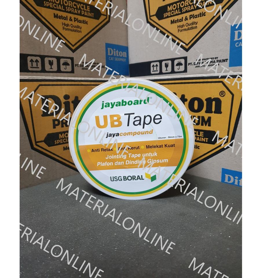 ➦ Jayaboard UBTAPE Jointing Paper UB Tape Lakban Kassa Kompon Gipsum ➱