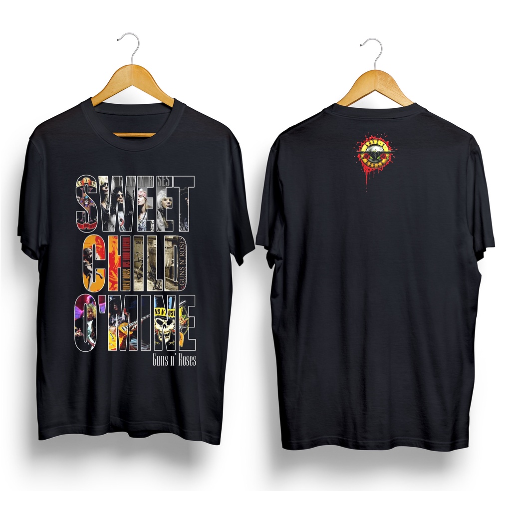 KAOS PENDEK GUNS N ROSES ORIGINAL DISTRO - KAOS PRIA DISTRO GUNS N ROSES TERBARU