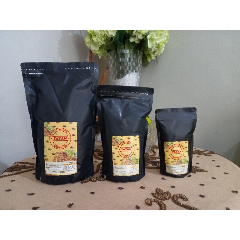 

Kopi Bubuk TAYAN Nusantara FERMENTED COFFEE Dark Roast