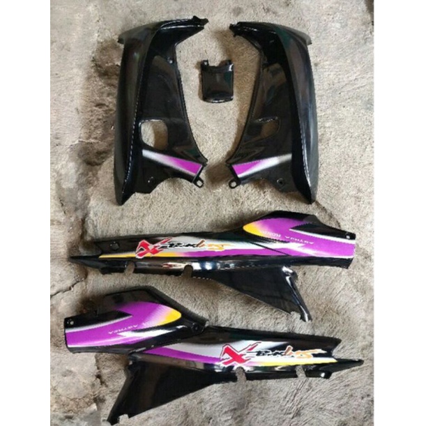 Cover body supra x lama plus sayap luar dalam supra x lama set