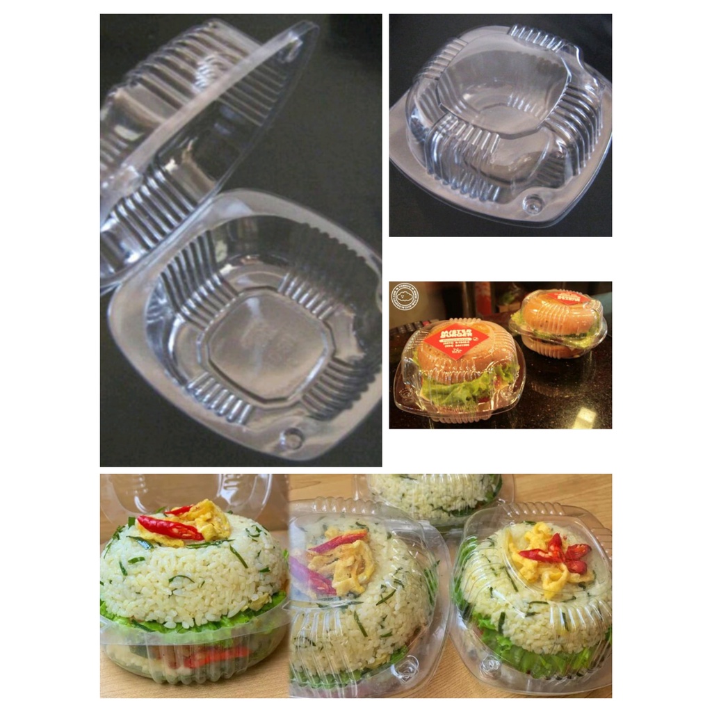 Mika burger/mika makanan/mika bulat 25 pcs