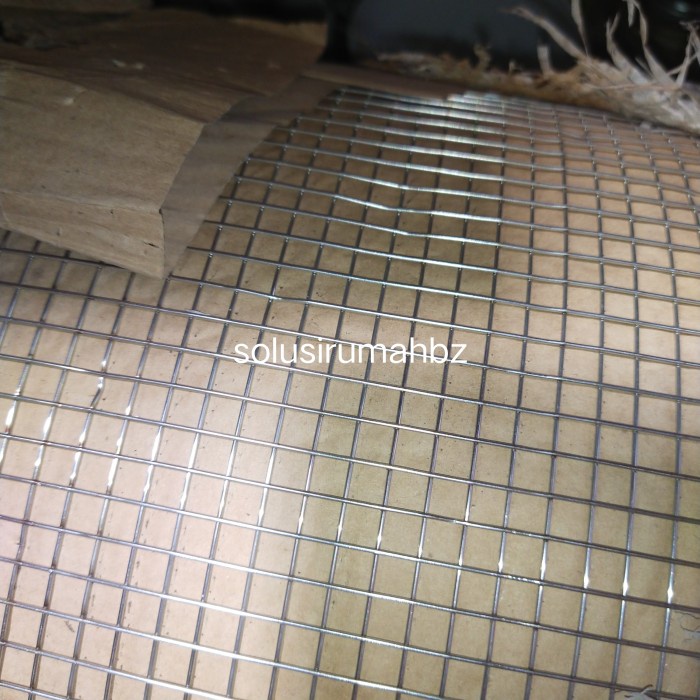 permeter lari LOKET SS 3/8 LEBAR 1M STAINLESS MESH 9MM 9 mm steel