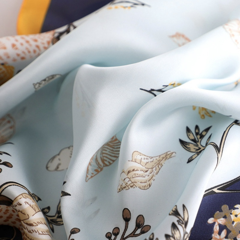 &quot;Ariel&quot; 70x70 cm, Scarf Leher, Scarf Tas, Bahan High Grade Silk Immitation