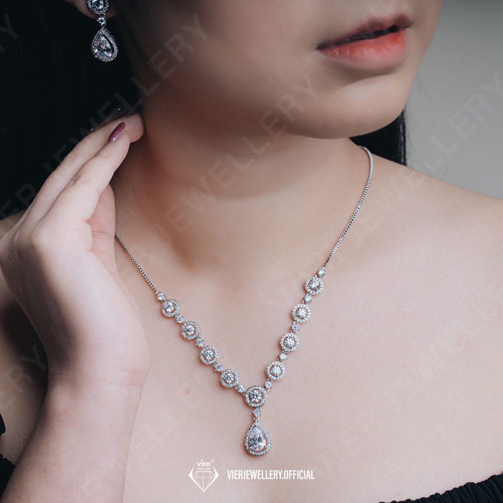 Vier Jewellery Luxury Set 14779/ Anting Wedding Jewellery Set / Bride Jewellery Set