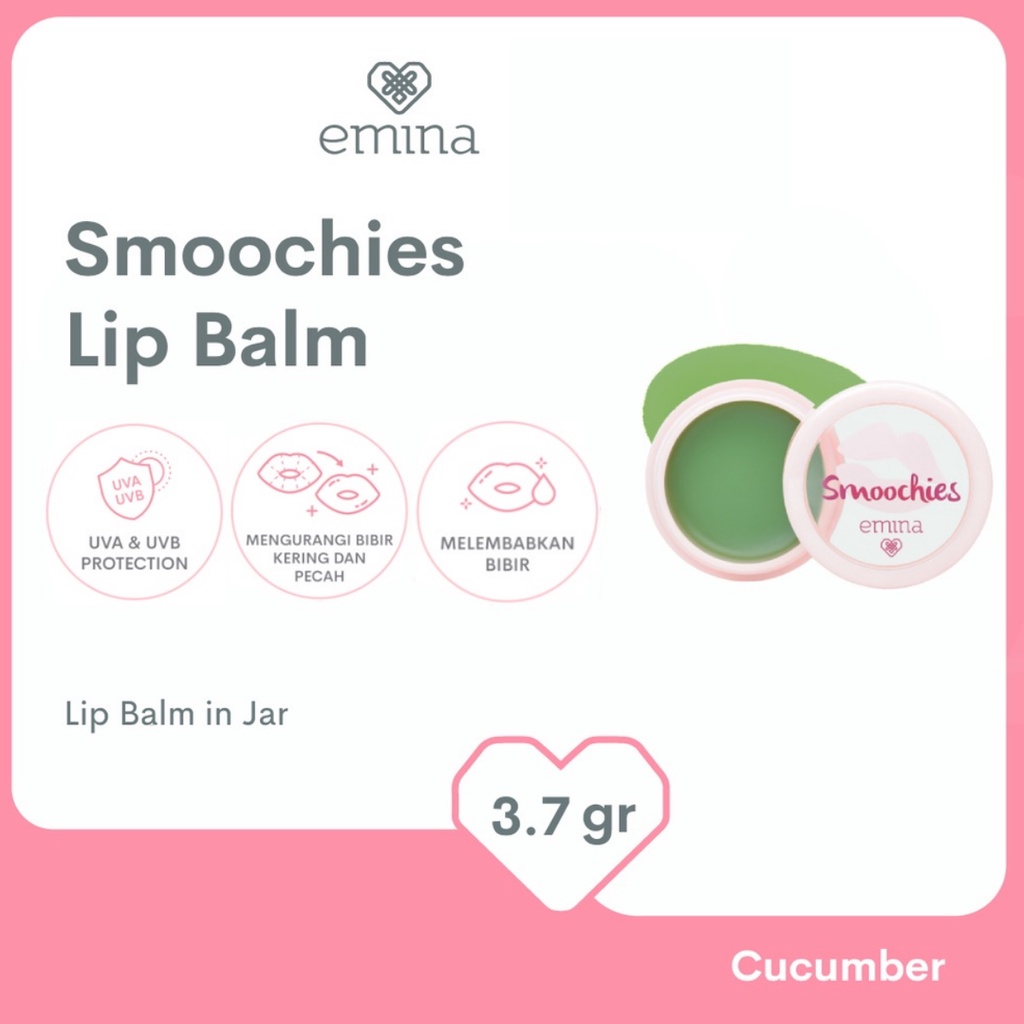Emina Smoochies Lip Balm 3.7gr