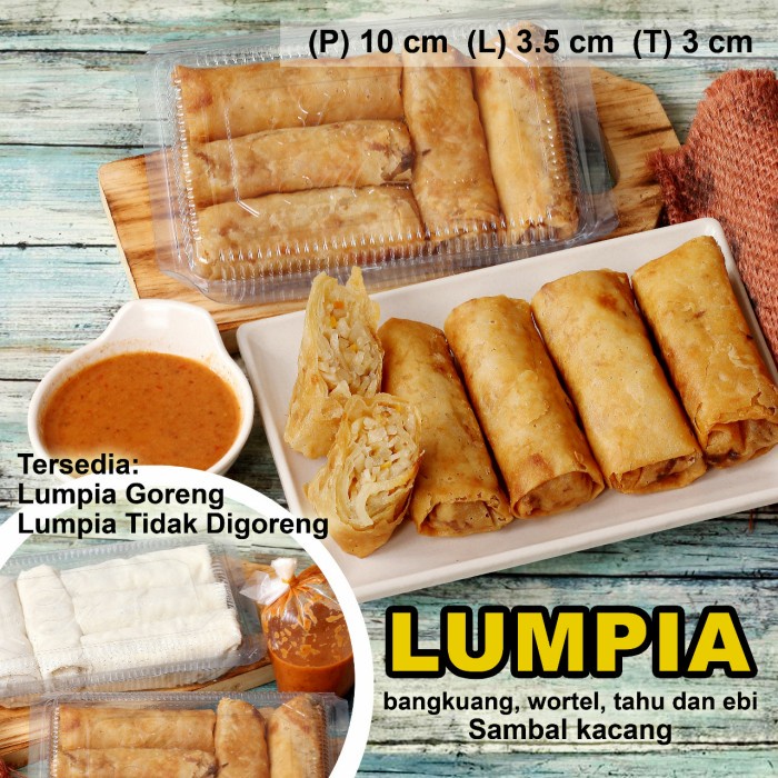 

Past Lumpia Bangkuang Ebi