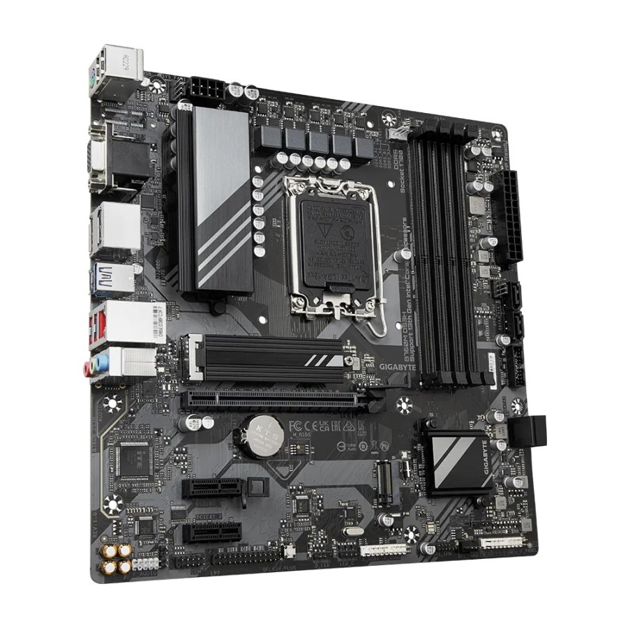 Gigabyte B760M DS3H (LGA1700, B760, DDR5, USB3.2, SATA3)