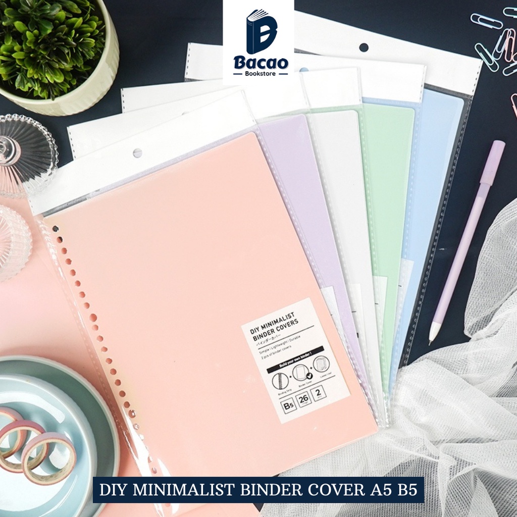 

DIY Minimalist Binder Cover B5 - Panmomo