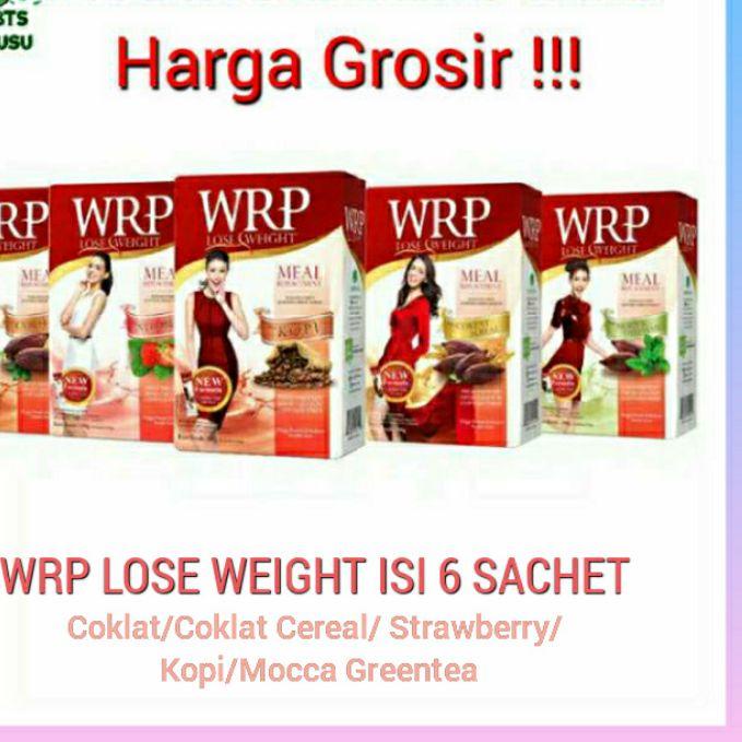 

Diskon [KP8] WRP MEAL REPLACEMENT LOSE WEIGHT Isi 6 SACHET/ SUSU WRP