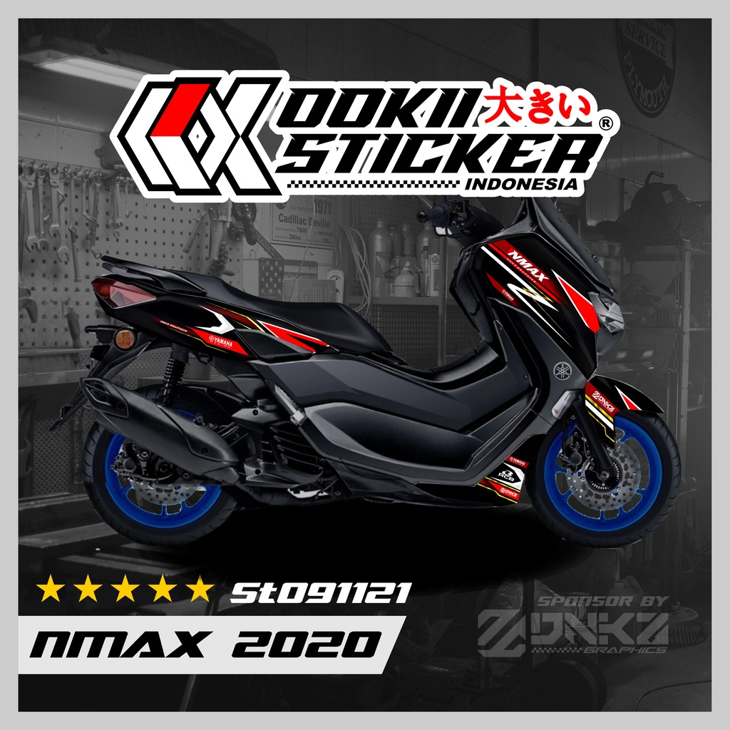Stiker Nmax 2020 Decal Striping Nmx 2020 Premium Racing ST091121 OOKII