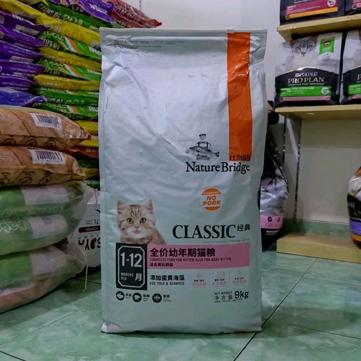 Grab Gojek Nature Bridge Classic Kitten Freshpack 9kg