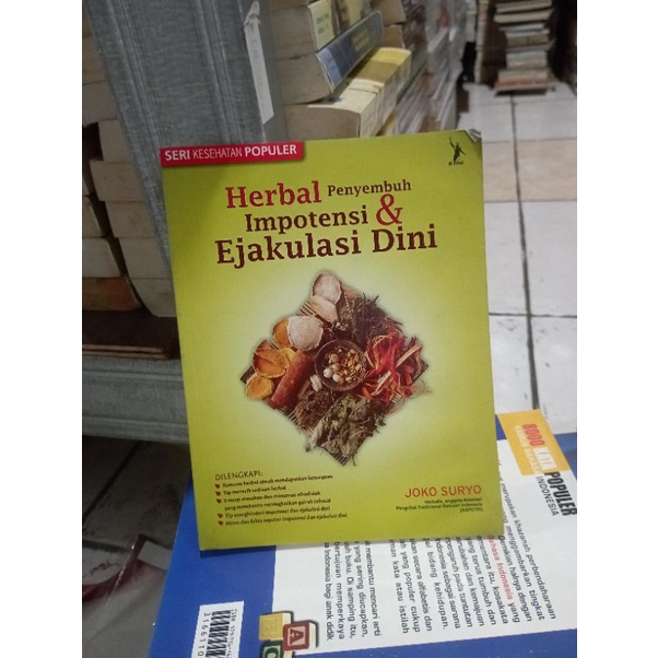 BUKU HERBAL PENYEMBUH IMPOTENSI DAN EJAKULASI DINI ORIGINAL