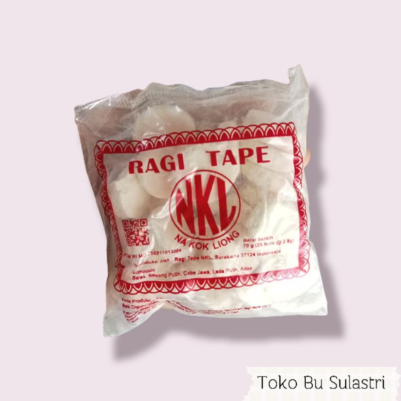 

RAGI TAPE NKL 25 BUTIR 70 GRAM | 100% ORIGINAL