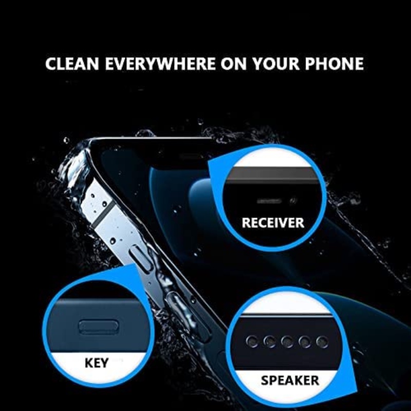 Speaker Handphone Universal Transparan Pembersih Debu Lem Portable Tahan Lama Smartphone Lubang Tanduk Pembersih Anti Debu