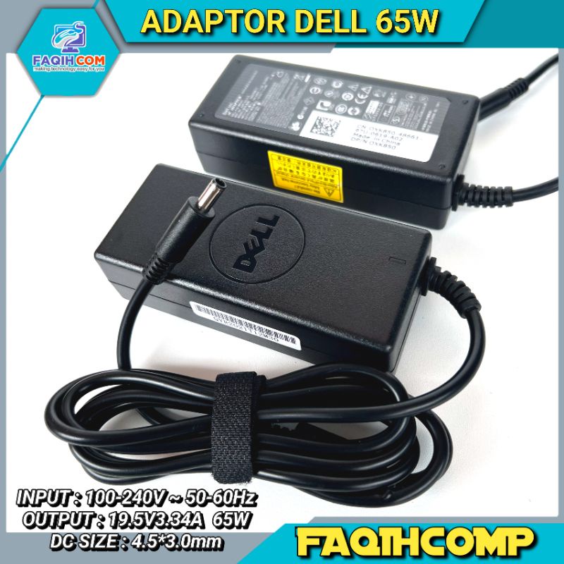 Adaptor Charger Dell Latitude 14 3400 3410 3490 15 3500 3510 3590 65W