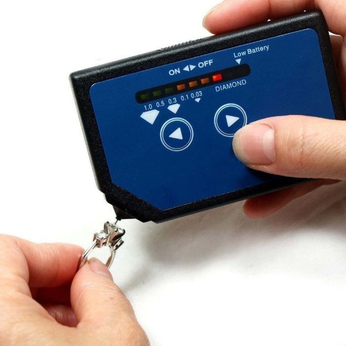 ALAT UKUR UJI TES DETEKSI ASLI KEMURNIAN PERMATA BERLIAN - ALARM LED