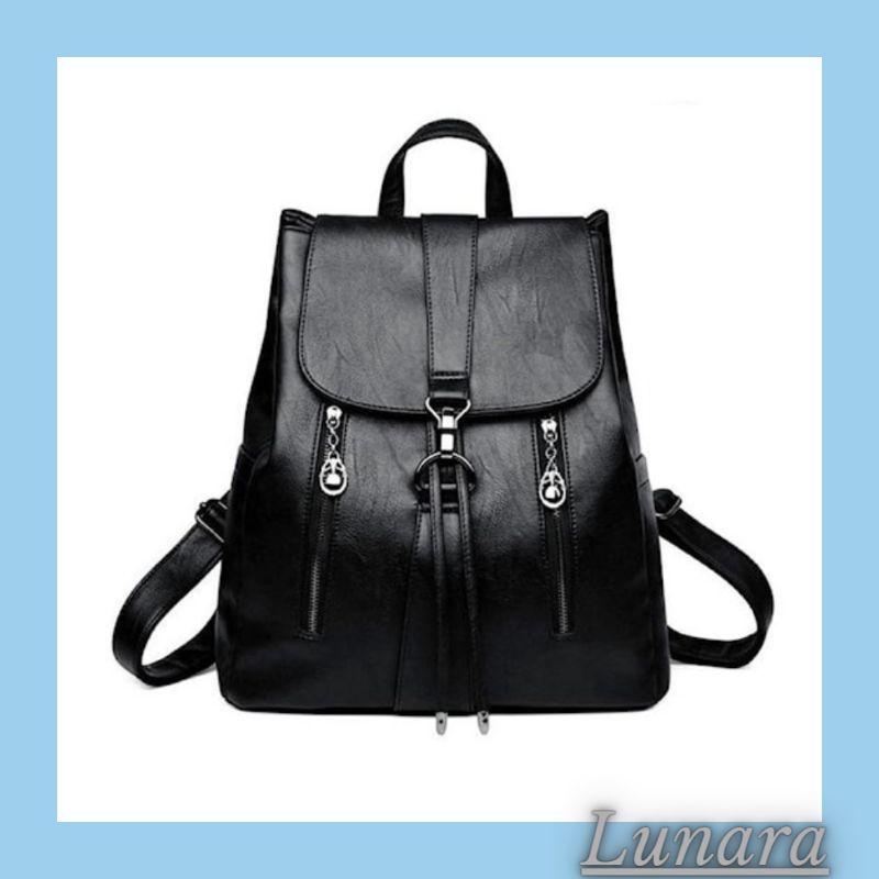 PROMO  Tas Ransel sekolah Wanita Perempuan MORENA Fashion wanita Backpack Cewe/Cewek Kecil Mini Hita