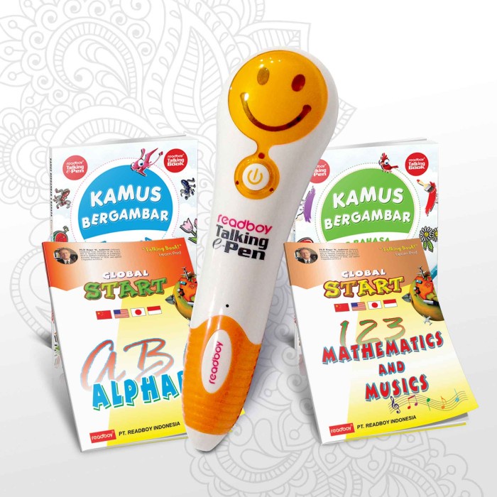 PAKET TALKING E-PEN + 30 BUKU TK LENGKAP