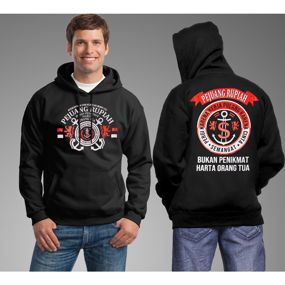JAKET PRIA TERBARU PEJUANG RUPIAH JANGKAR SWEATER MURAH KATUN PRIA WANITA JAKET SABLON SWEATERSHIRT