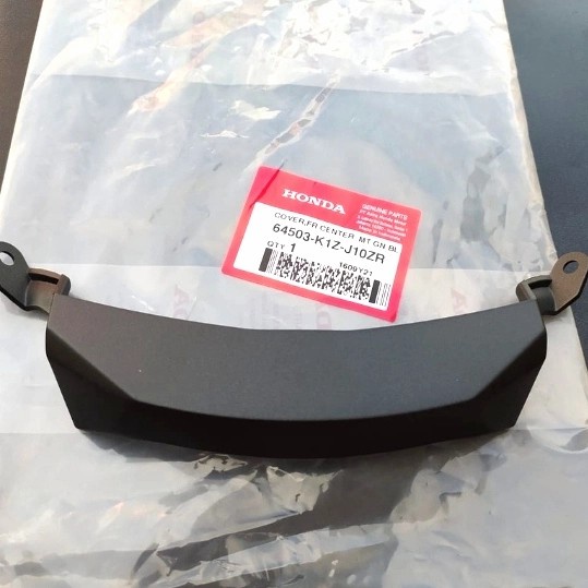 ```````] COVER CENTER TUTUP TAMENG DAGU BAWAH LAMPU PCX 160 PCX160 HITAM DOFF