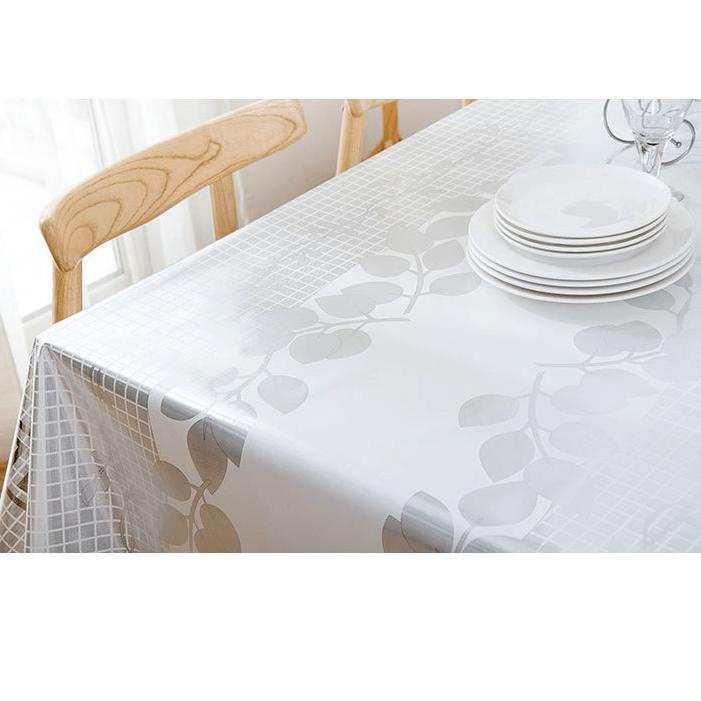 (SerbaSerbi)Taplak Meja Efek Metalik 3D Pesta Table Cloth Bahan Pvc Premium Motif Sultan 180 x 137 Cm