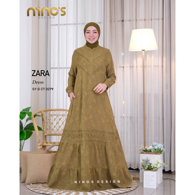 Gamis Ninos Zara Dress Original