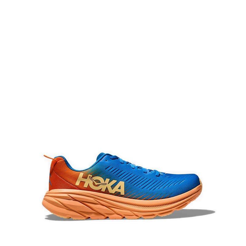 SEPATU LARI PRIA HOKA ONE ONE RINCON 3 COASTAL SKY/VIBRANT ORANGE ORIGINAL