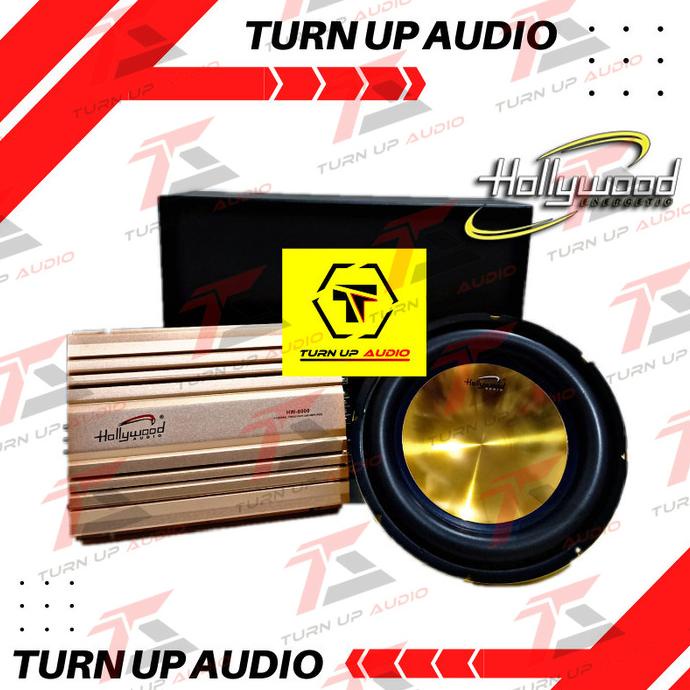 Paket Audio Mobil Murah Hollywood Subwoofer 12 inch Power 4 channel