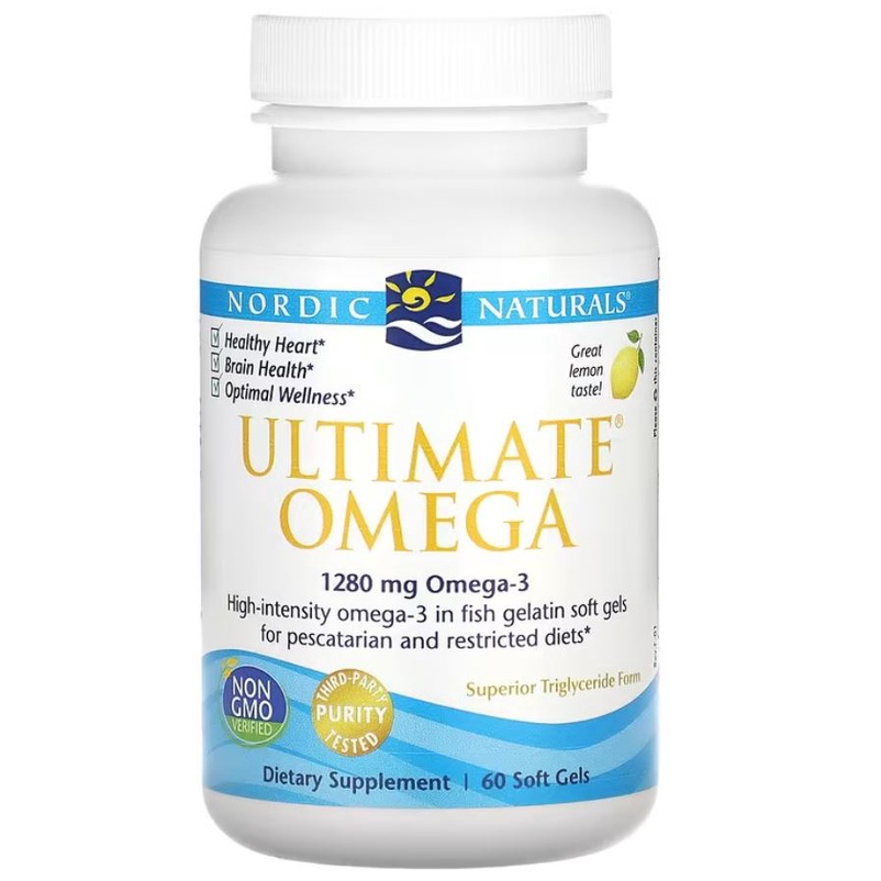 SALE Nordic Naturals Ultimate Omega 1280mg 60gel Kesehatan Jantung Dan Otak ORI USA