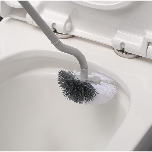 ❤ IJN ❤ Sikat Pembersih Kloset Bentuk Lengkung Sikat Toilet