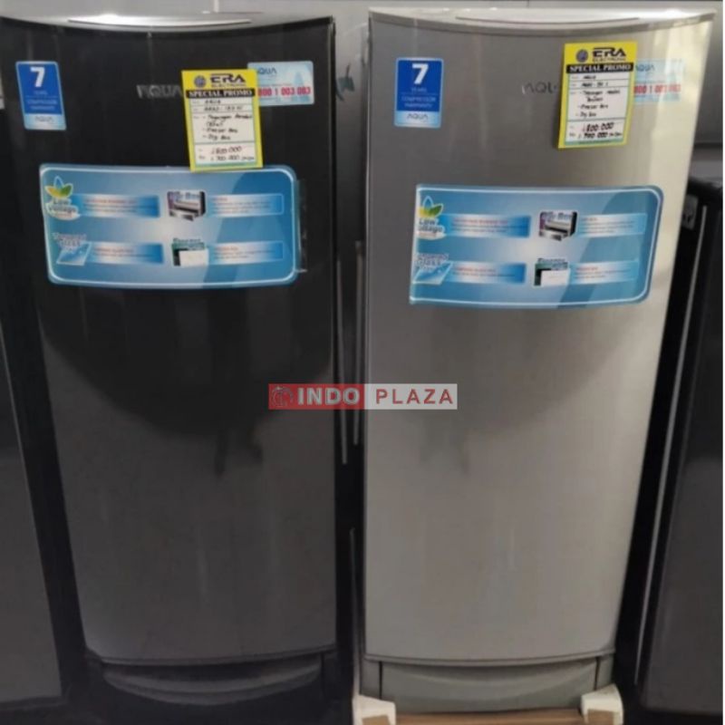 Kulkas 1 pintu AQUA AQR-D190 / AQR D190 model bunga dan polos