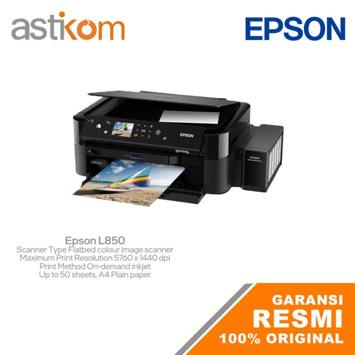 Printer Epson L850 Print Scan Copy Photo