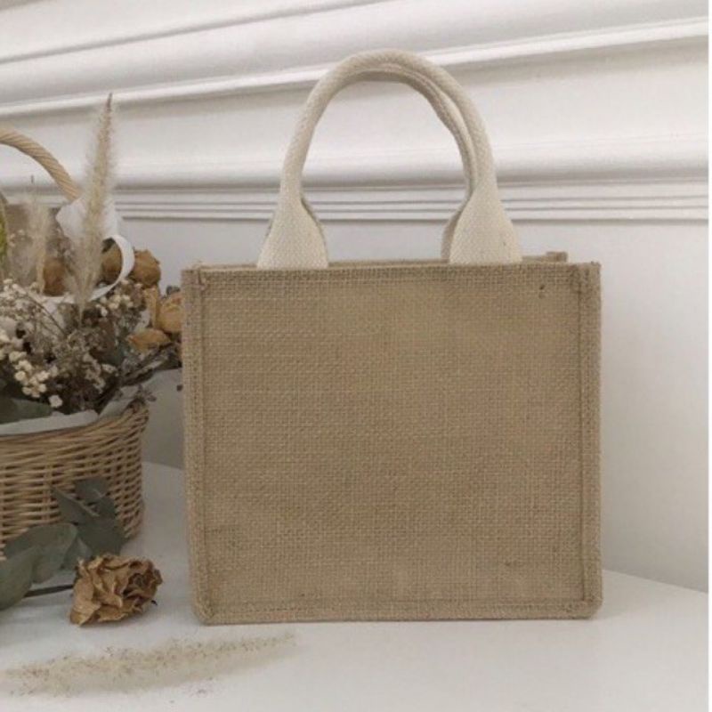 TAS HAMPERS KARUNG GONI TOTE BAG GONI PREMIUM