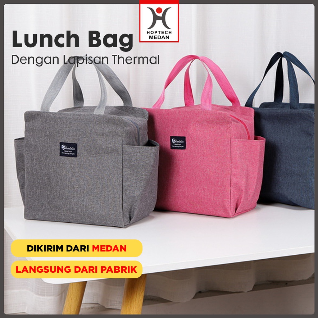 Stok Baru Tas Bekal Tahan Panas/ Tas Bekal Makanan Jumbo / Tas Bekal Jumbo Anti Air Makanan Bento