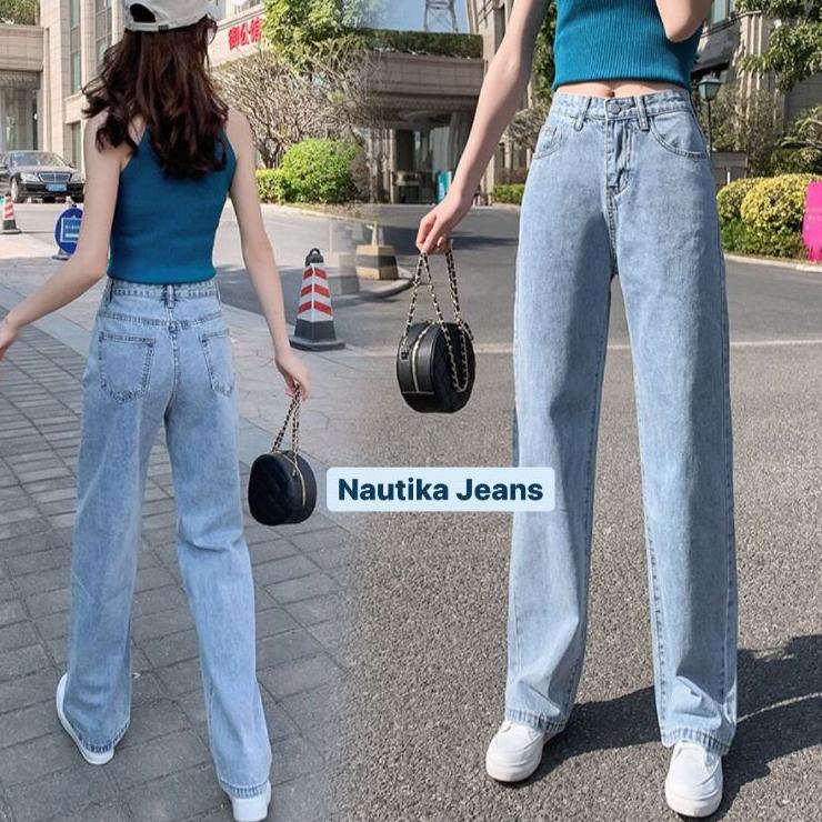 TERMURAH Korean Highwaist kulot jeans wanita/kulot jeans