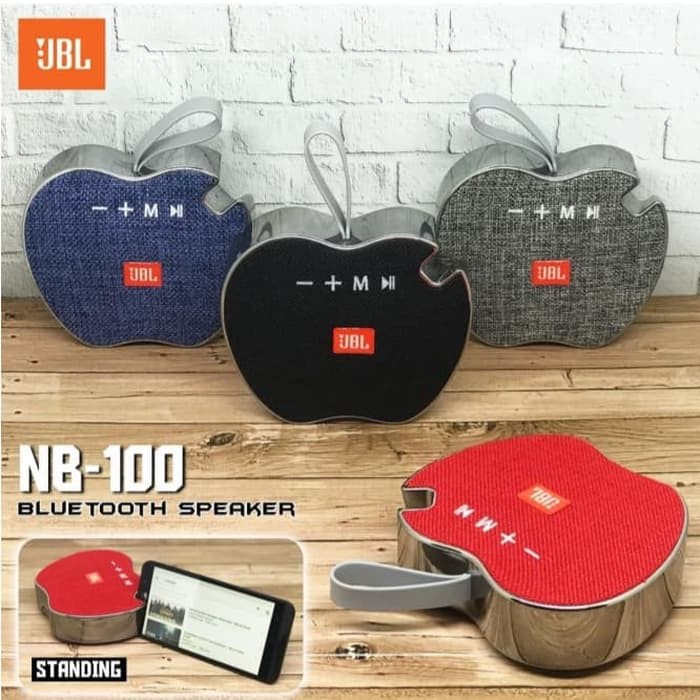 SPEAKER NB100 APEL BLUETOOTH WIRELESS PORTABLE APPLE FM RADIO NB 100 APEL