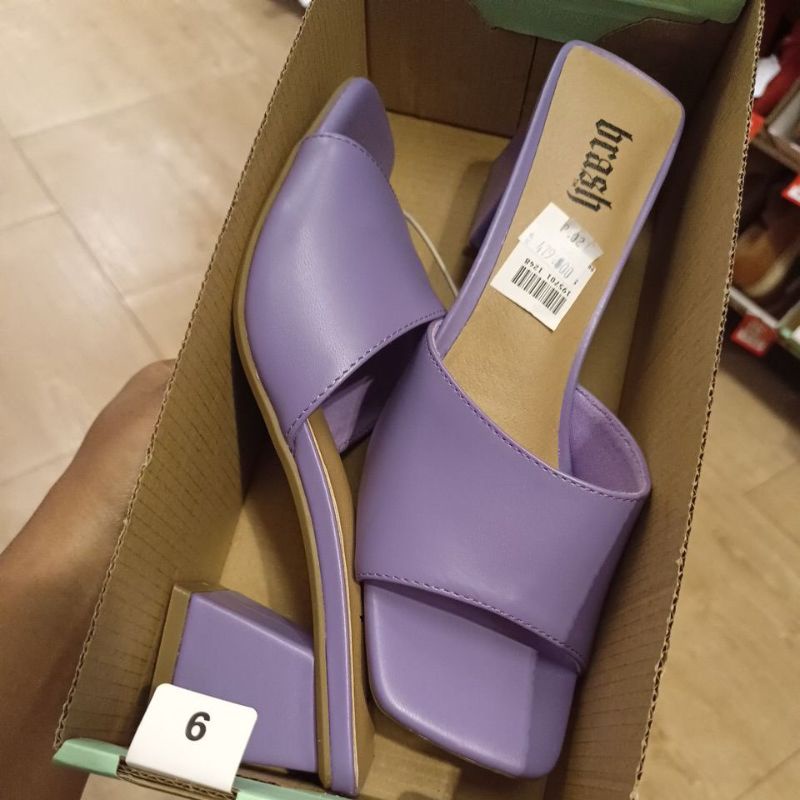 PAYLESS - BLOCK HEEL BRASH KITTY LIGHT PURPLE 195701